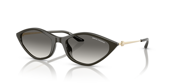 AX4152SU Opalescent Dark Grey KunststoffSunglass Frames von B24, Dreiviertelansicht
