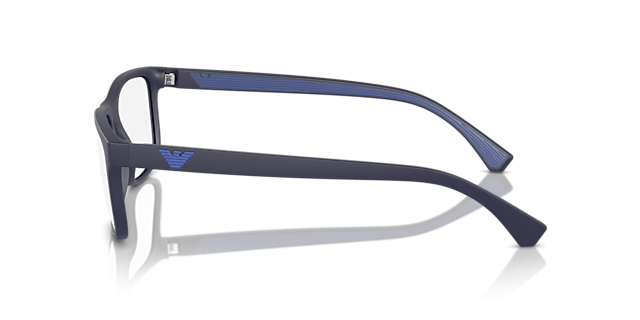 EA3147 Matblauw KunststofEyeglass Frames van B24, Zijaanzicht