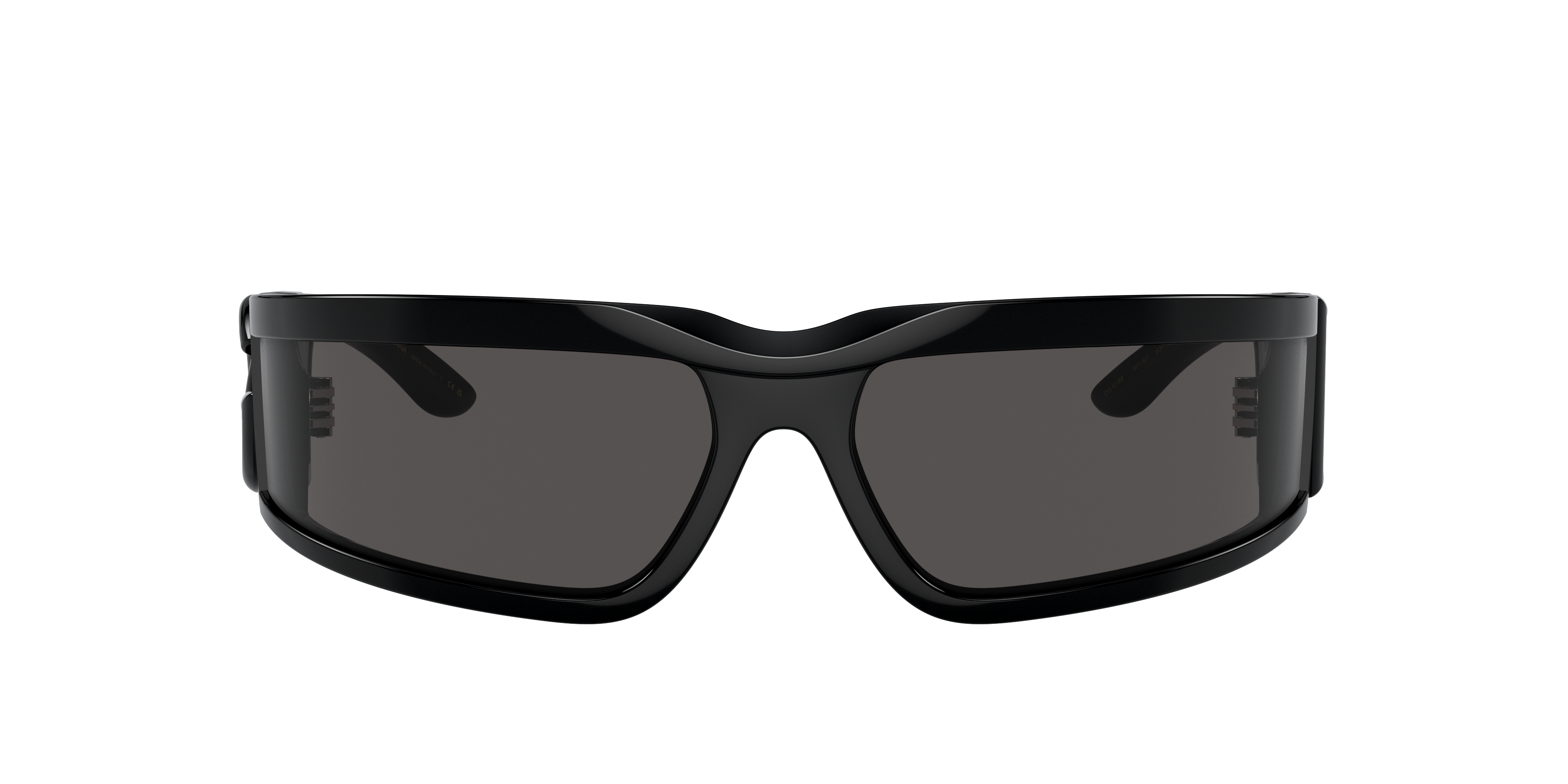 DG6198 Zwart KunststofSunglass Frames van B24, met getinte lenzen