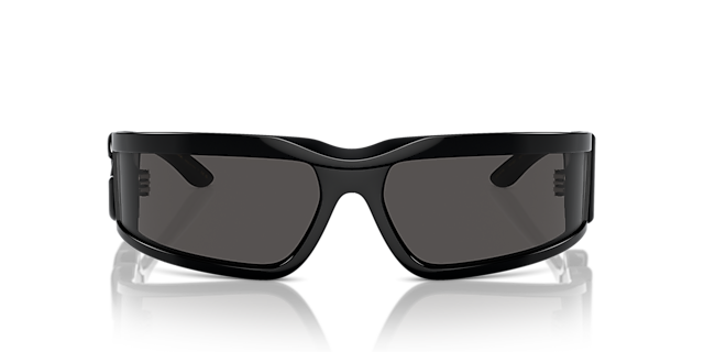 DG6198 Schwarz KunststoffSunglass Frames von B24, Vorderansicht