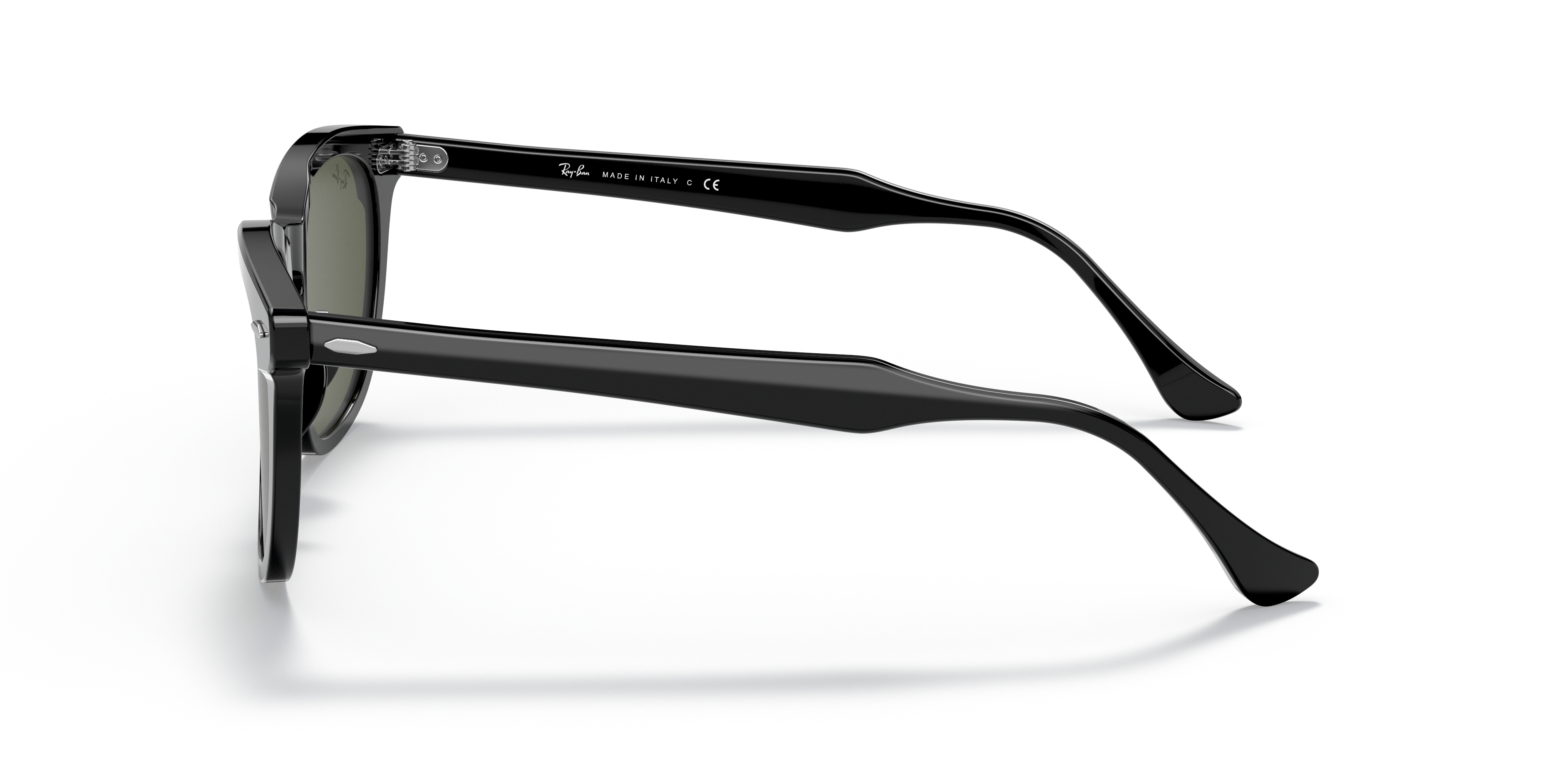 RB2298 Zwart AcetaatSunglass Frames van B24, Zijaanzicht