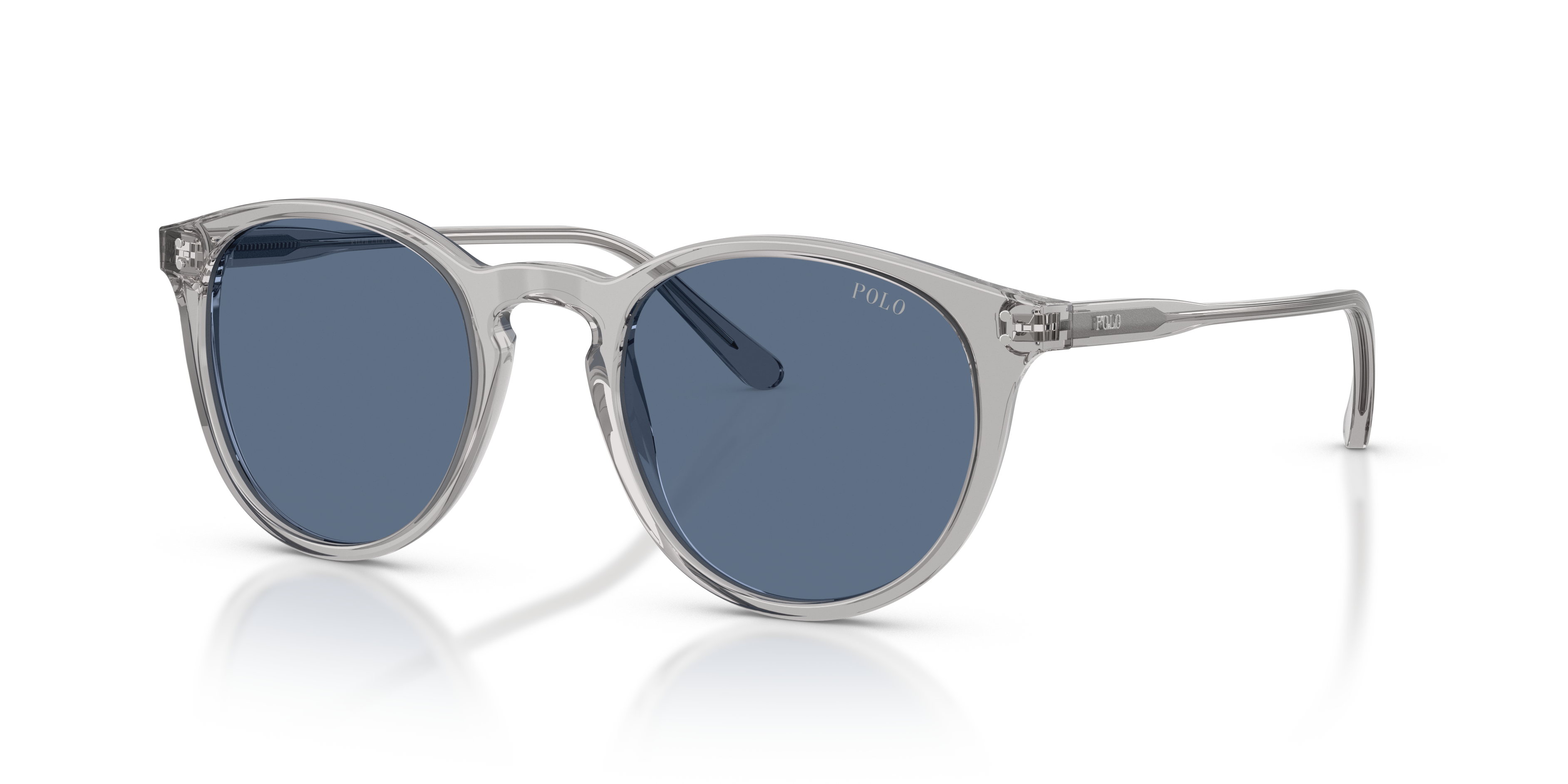 PH4110 Grau transparent AcetatSunglass Frames von B24, Dreiviertelansicht