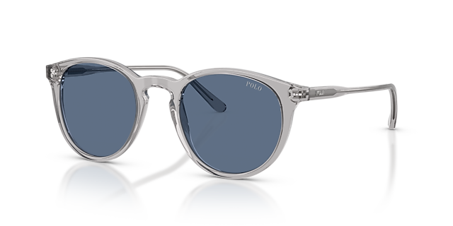 PH4110 Grau transparent AcetatSunglass Frames von B24, Dreiviertelansicht