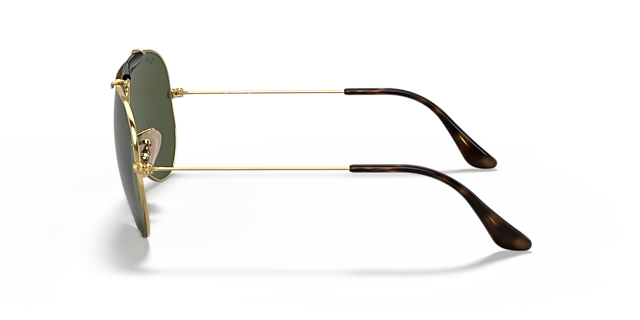 RB3138 Arista Gold MetallSunglass Frames von B24, Seitenansicht