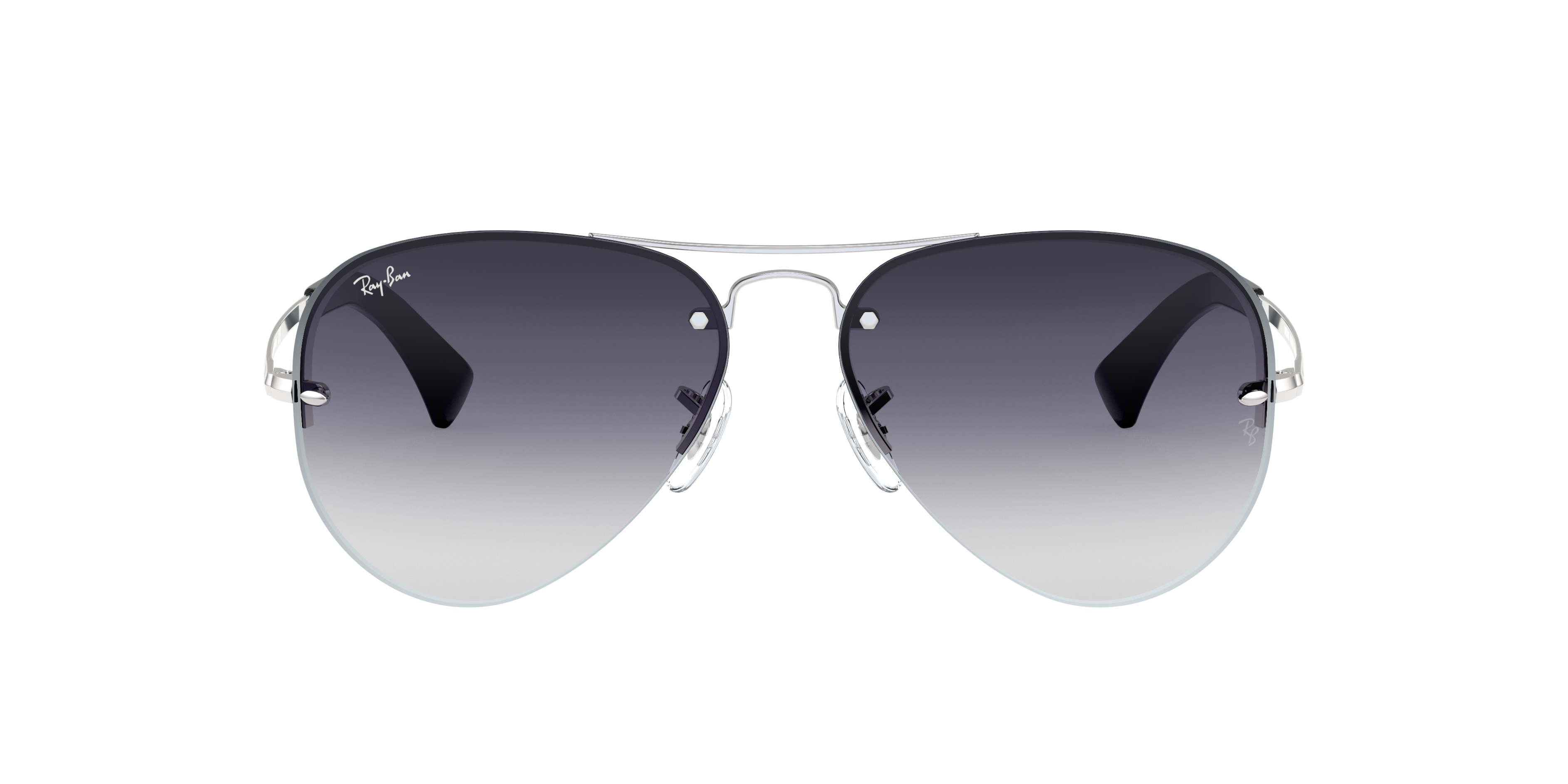 Ray-Ban 805289444312 Silber/silver/arista Gold, Size: Large