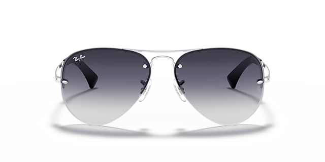 RB3449 Zilver MetaalSunglass Frames van B24, Vooraanzicht