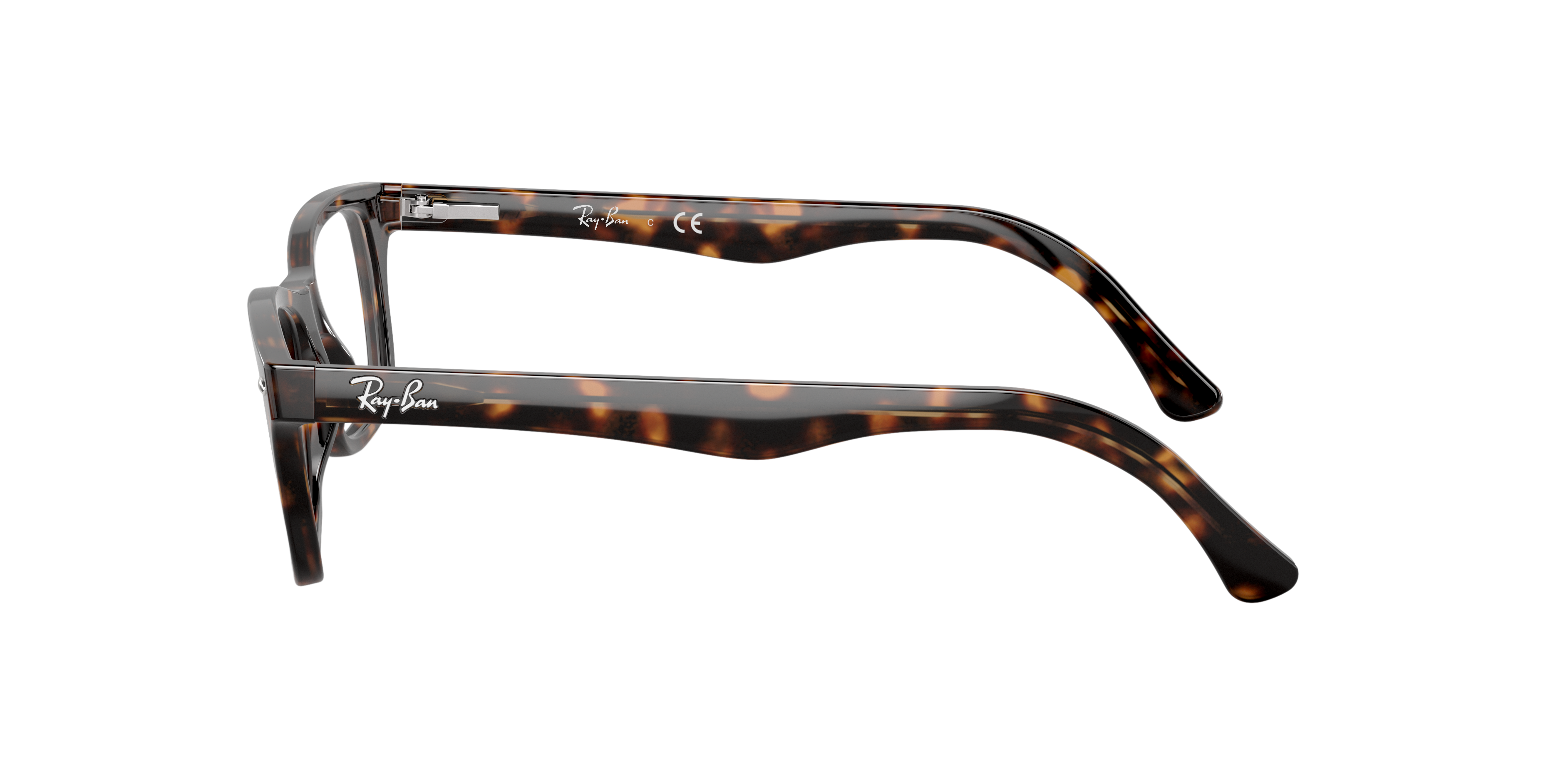 RB5228 Donker Havana AcetaatEyeglass Frames van B24, Zijaanzicht