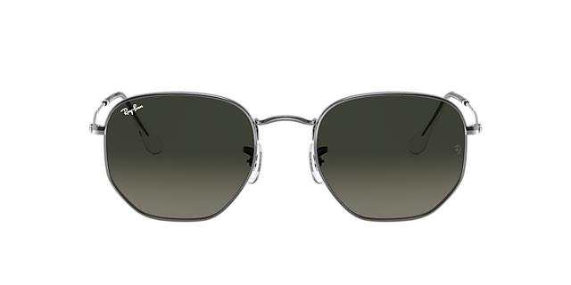 RB3548N Staalgrijs MetaalSunglass Frames van B24, met getinte lenzen