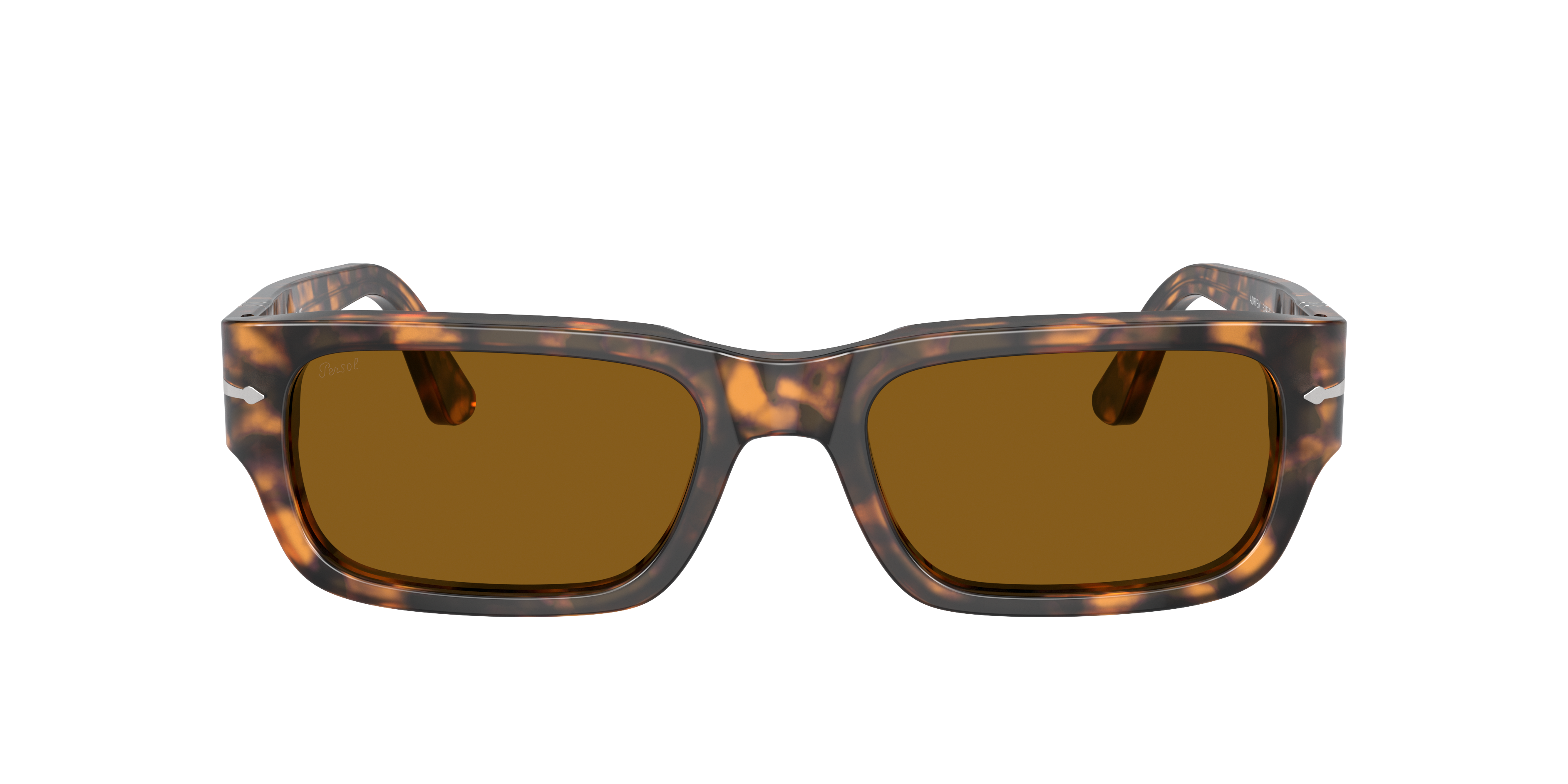 PO3347S Bruin Havana AcetaatSunglass Frames van B24, met getinte lenzen