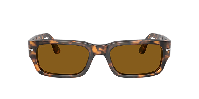 PO3347S Bruin Havana AcetaatSunglass Frames van B24, met getinte lenzen