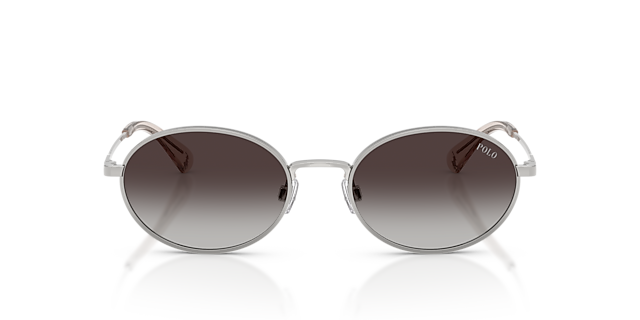 PH3162 Shiny Silver MetaalSunglass Frames van B24, Vooraanzicht
