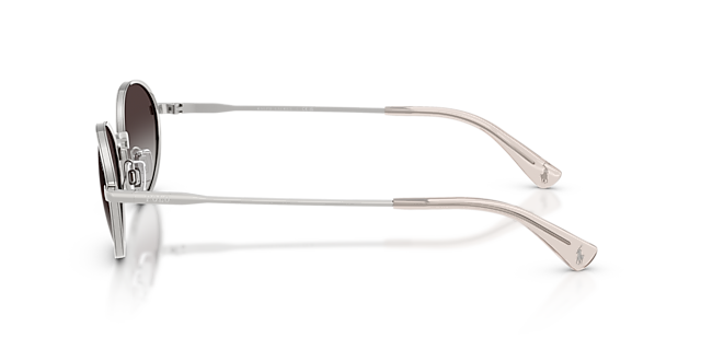 PH3162 Shiny Silver MetaalSunglass Frames van B24, Zijaanzicht