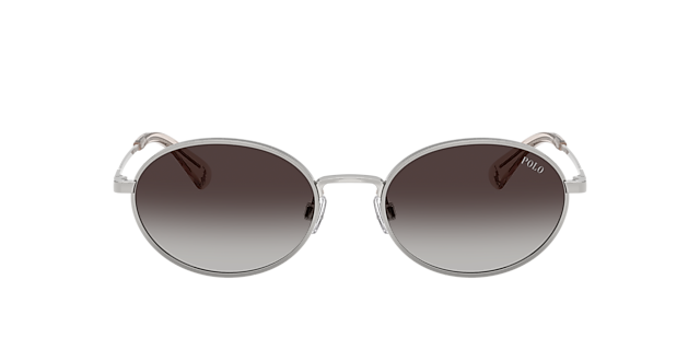 PH3162 Shiny Silver MetaalSunglass Frames van B24, met getinte lenzen