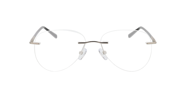 Casper Zilver & zwart MetaalEyeglass Frames van B24, Vooraanzicht
