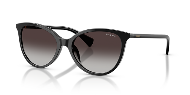 RA5339U Schwarz glänzend AcetatSunglass Frames von B24, Dreiviertelansicht