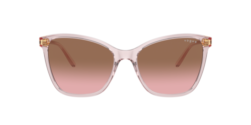Vogue Eyewear - VO5520S, Damen, Pink transparent/Transparent Caramel/Transparent Pink, Größe: Large