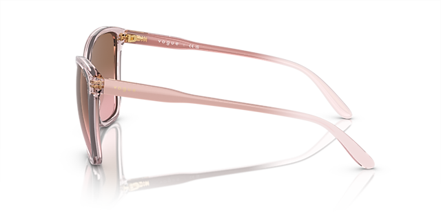VO5520S Pink transparent KunststoffSunglass Frames von B24, Seitenansicht
