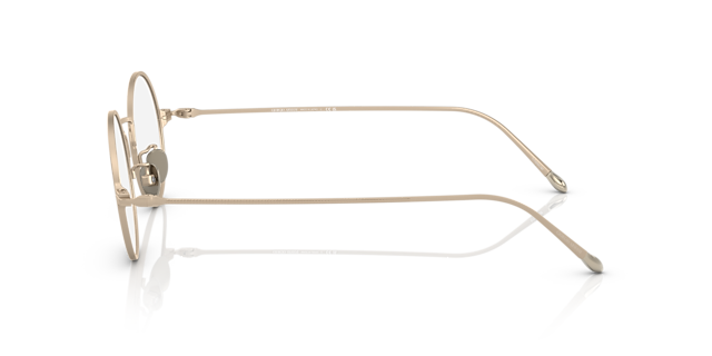 AR5125T Mat lichtgoud TitaanEyeglass Frames van B24, Zijaanzicht