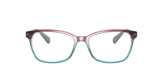 RB5362 Burgunder & Weiß & Blau AcetatEyeglass Frames von B24, Vorderansicht