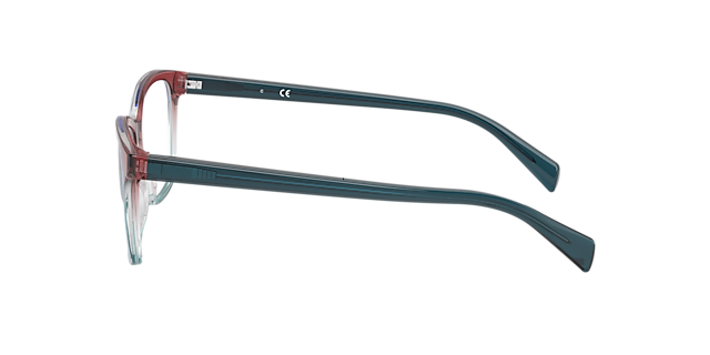 RB5362 Burgunder & Weiß & Blau AcetatEyeglass Frames von B24, Seitenansicht