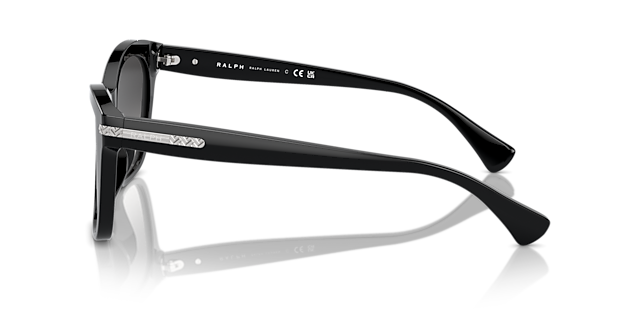 RA5310U Schwarz glänzend AcetatSunglass Frames von B24, Seitenansicht