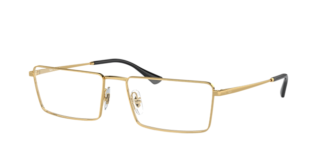 RB6541 Arista goud MetaalEyeglass Frames van B24, Hoekweergave