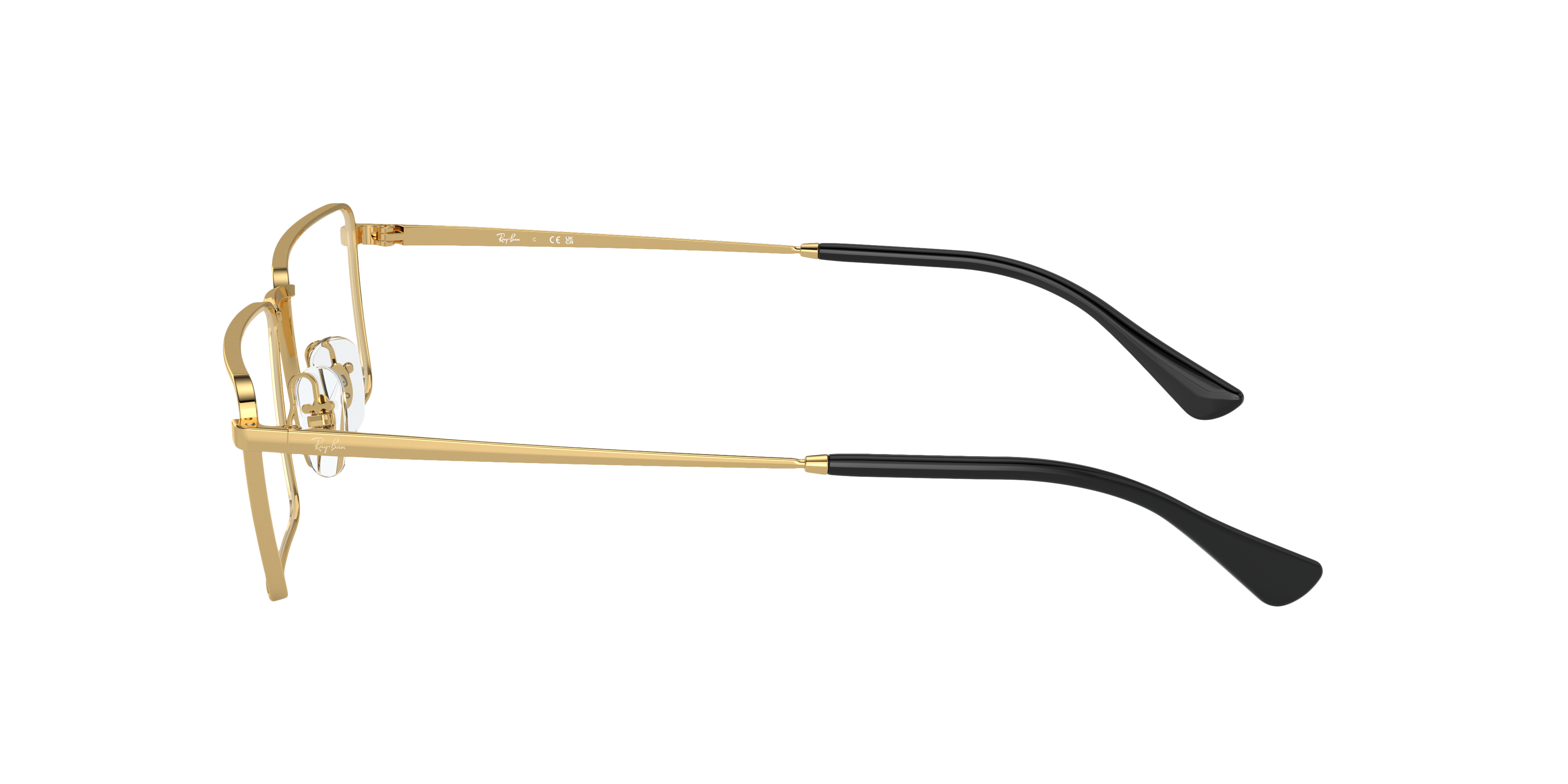 RB6541 Arista goud MetaalEyeglass Frames van B24, Zijaanzicht