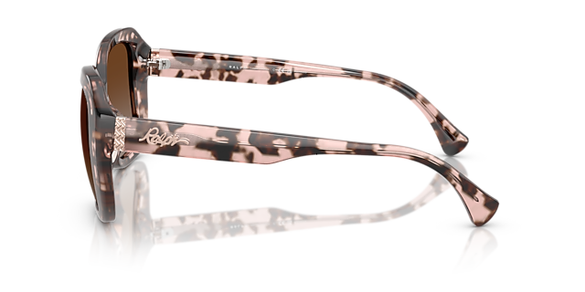 RA5321U Shiny Rose Havana AcetatSunglass Frames von B24, Seitenansicht