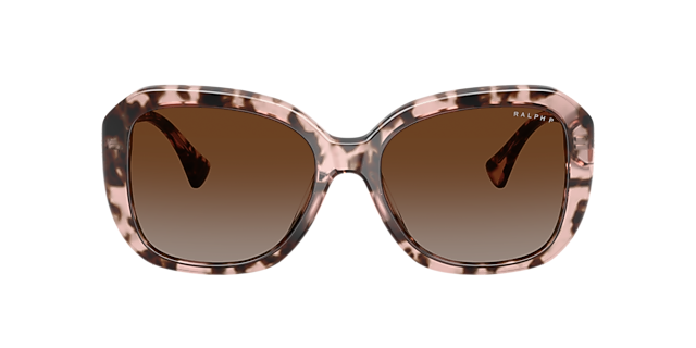 RA5321U Shiny Rose Havana AcetatSunglass Frames von B24, mit getönten Gläsern
