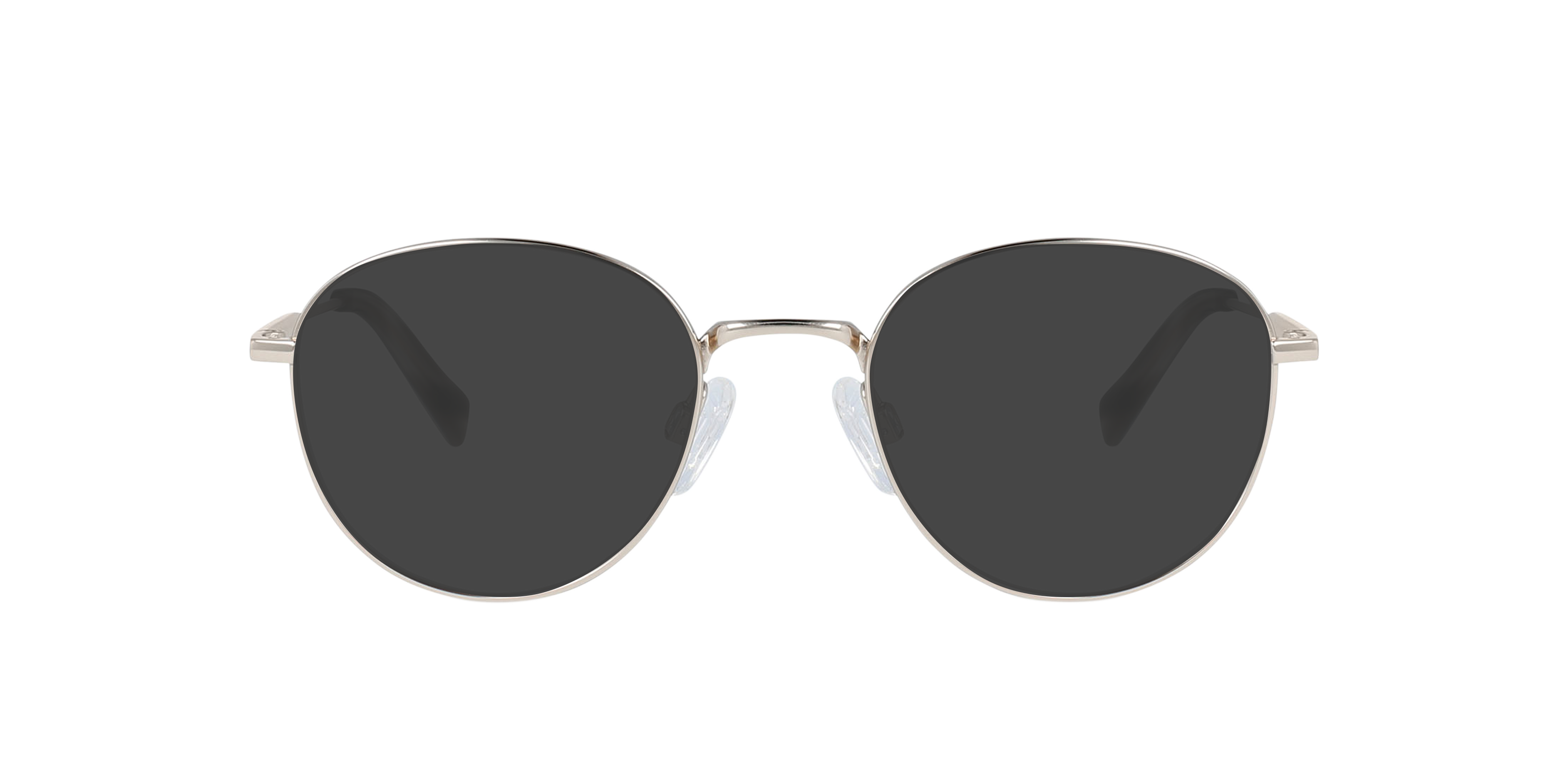 Luke Platinum Silver Titanium TitanEyeglass Frames von B24, mit getönten Gläsern