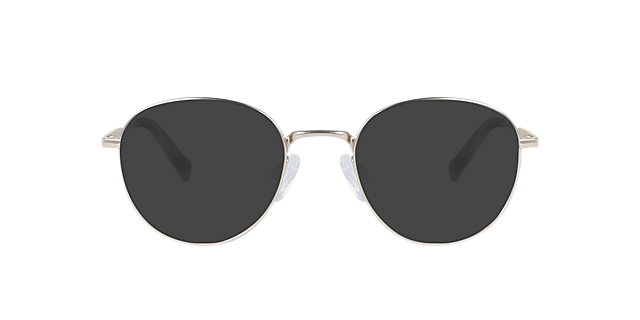 Luke Platinum Silver Titanium TitaanEyeglass Frames van B24, met getinte lenzen