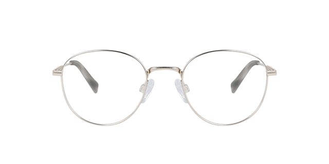 Luke Platinum Silver Titanium TitaanEyeglass Frames van B24, Vooraanzicht