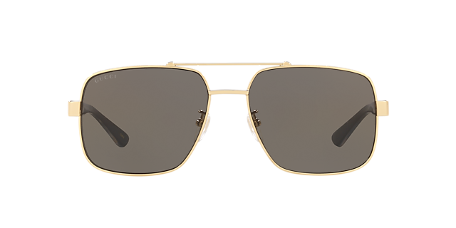GG0529S Gold MetallSunglass Frames von B24, Vorderansicht