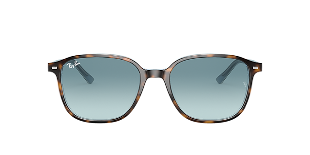 RB2193 Havana auf Hellblau AcetatSunglass Frames von B24, mit getönten Gläsern