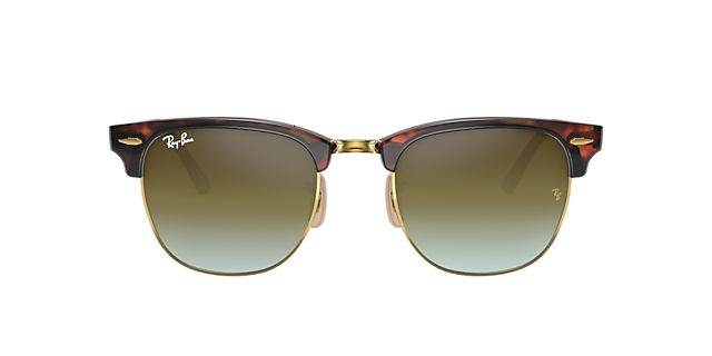 Clubmaster Flash Lenses Rood Havana AcetaatSunglass Frames van B24, met getinte lenzen