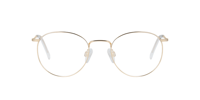 Ceo Light Gold Titanium TitaanEyeglass Frames van B24, Vooraanzicht