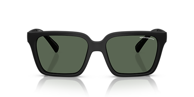 AX4147S Matt Schwarz KunststoffSunglass Frames von B24, Vorderansicht