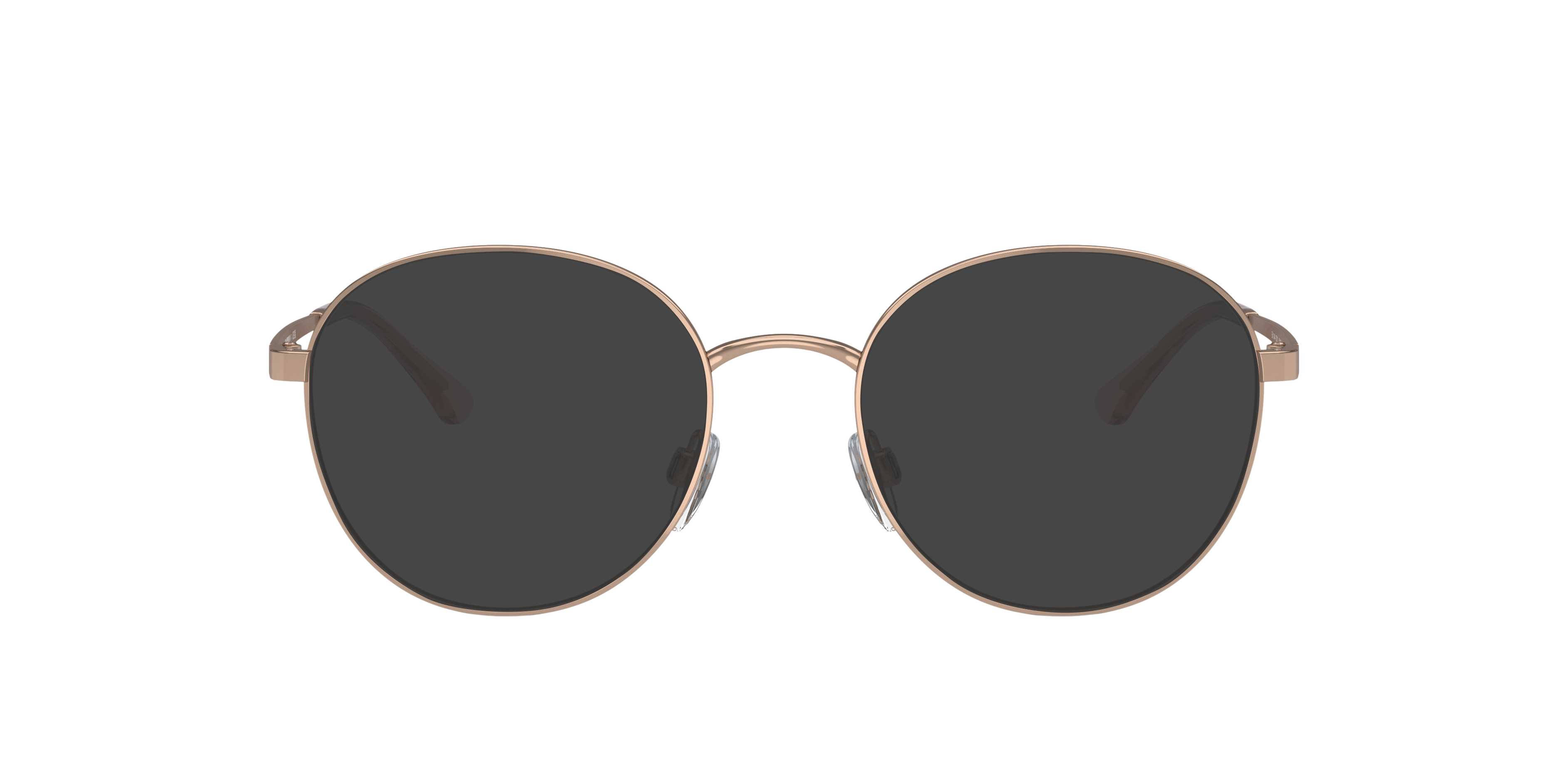 EA1144 Glänzendes Rose Gold MetallEyeglass Frames von B24, mit getönten Gläsern