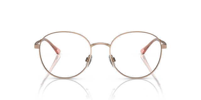 EA1144 Glänzendes Rose Gold MetallEyeglass Frames von B24, Vorderansicht