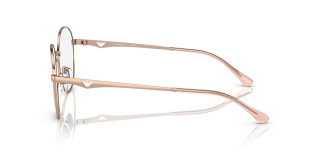 EA1144 Glänzendes Rose Gold MetallEyeglass Frames von B24, Seitenansicht