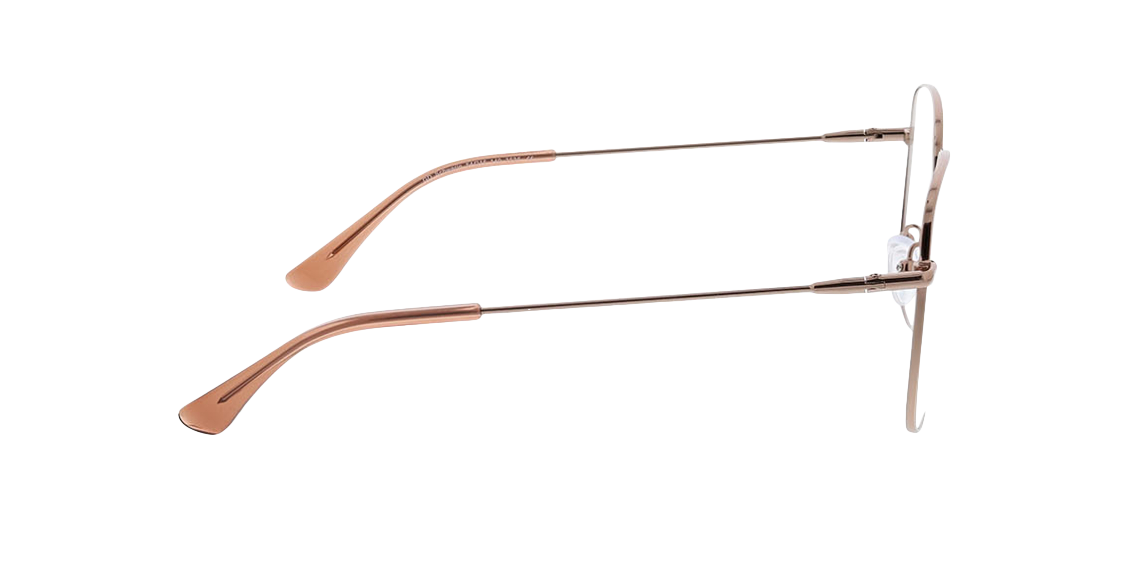 Schwerin Roségold MetallEyeglass Frames von B24, Seitenansicht