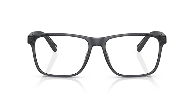 PH2257U Glänzendes transparentes Grau KunststoffEyeglass Frames von B24, Vorderansicht