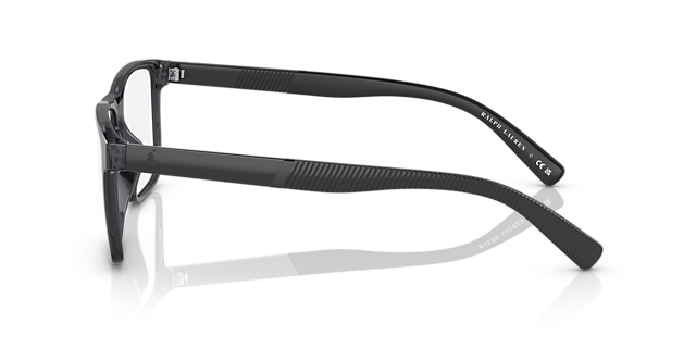 PH2257U Glänzendes transparentes Grau KunststoffEyeglass Frames von B24, Seitenansicht