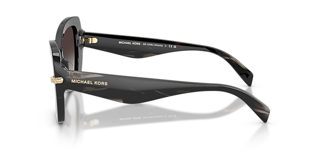 MK2258U Schwarzes Horn AcetatSunglass Frames von B24, Seitenansicht