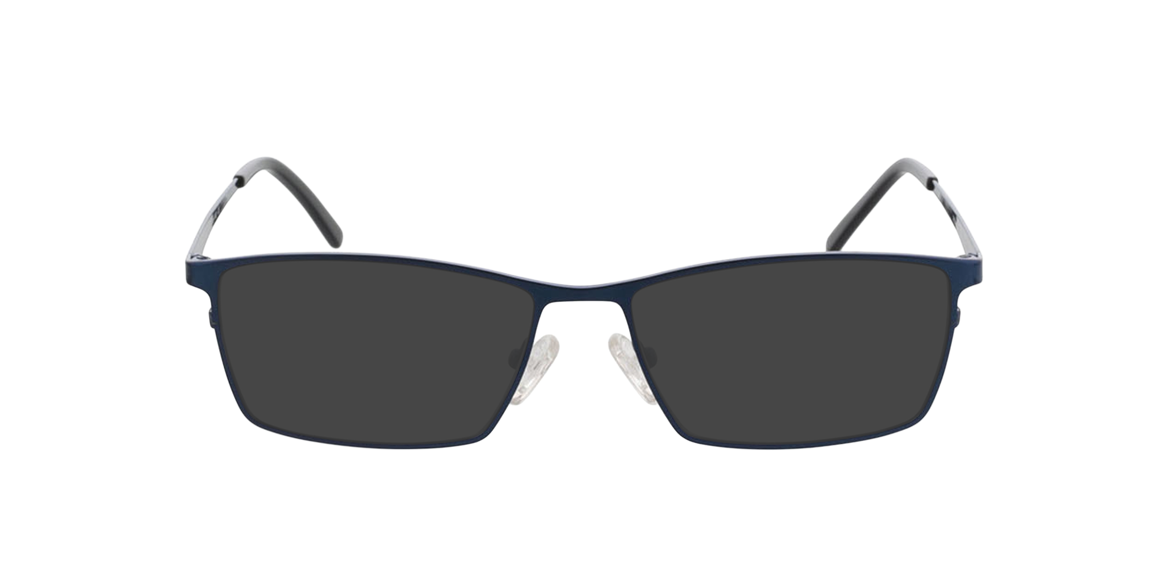 Prag Blauw TitaanEyeglass Frames van B24, met getinte lenzen