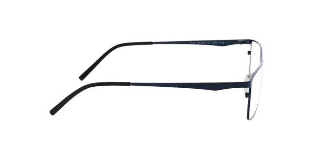 Prag Blauw TitaanEyeglass Frames van B24, Zijaanzicht