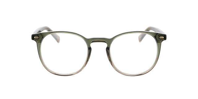 Fargo Gradient Khaki  &  Brown AcetatEyeglass Frames von B24, Vorderansicht