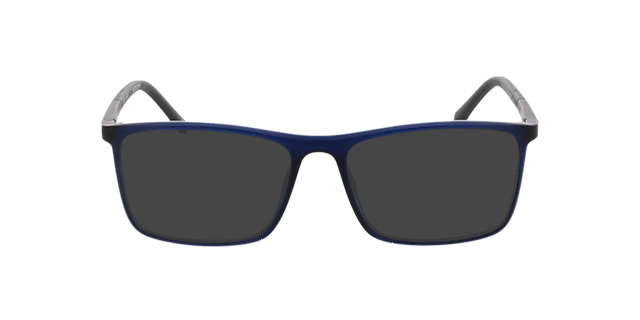 Foxhill Blauw kristal zwart KunststofEyeglass Frames van B24, met getinte lenzen