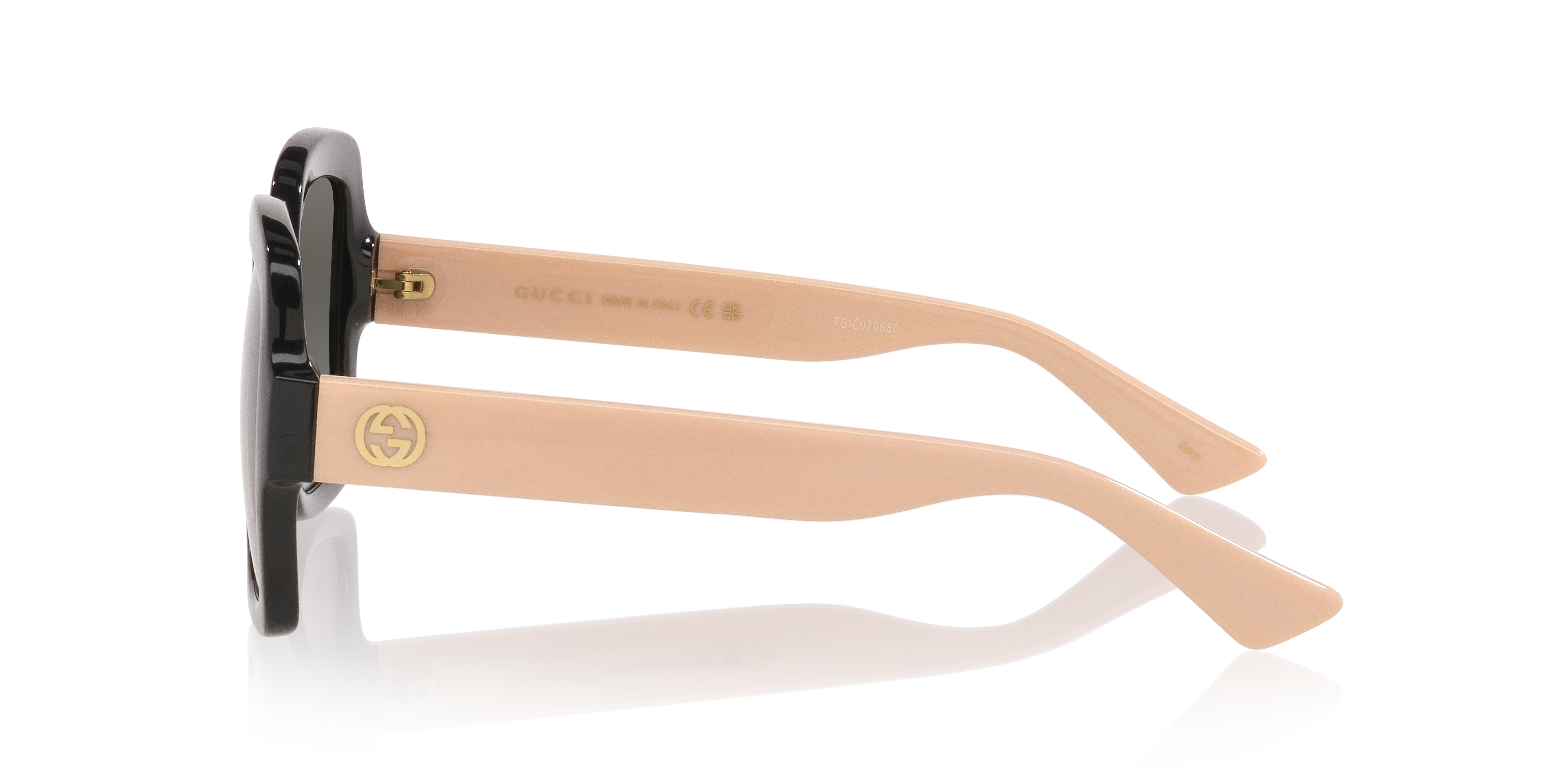 GG1337S Zwart KunststofSunglass Frames van B24, Zijaanzicht