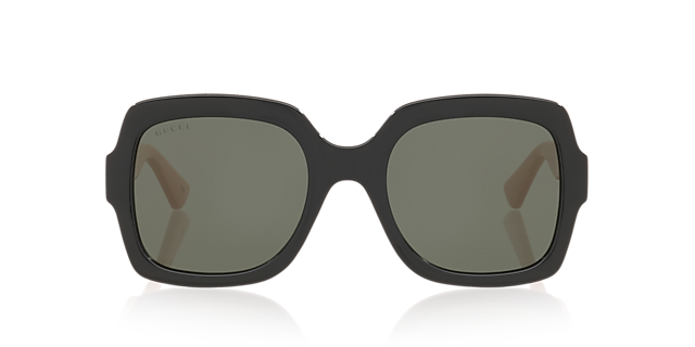 GG1337S Zwart KunststofSunglass Frames van B24, Vooraanzicht
